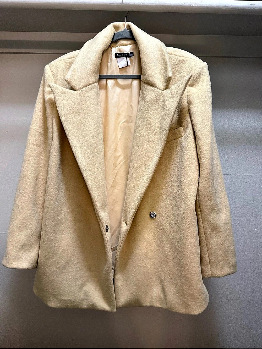 Nasty Gal Cream Blazer Size 10 NWT